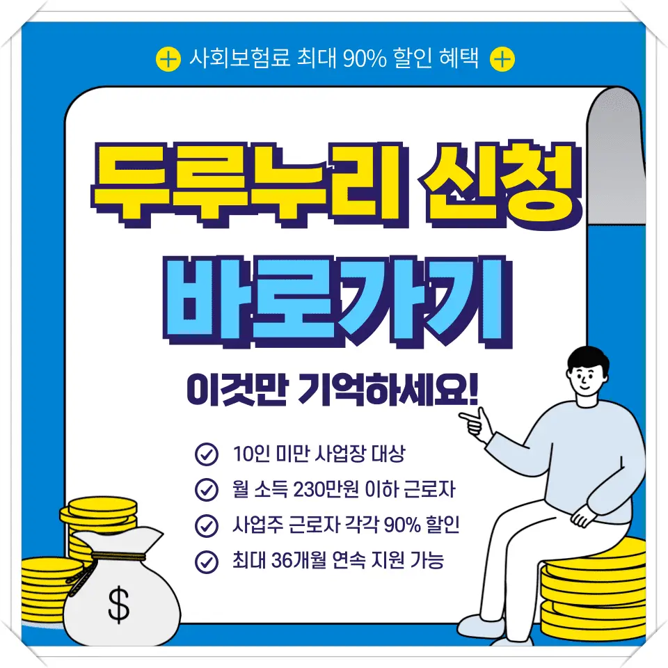 두루누리 지원금 못받는 이유와 해결 방법