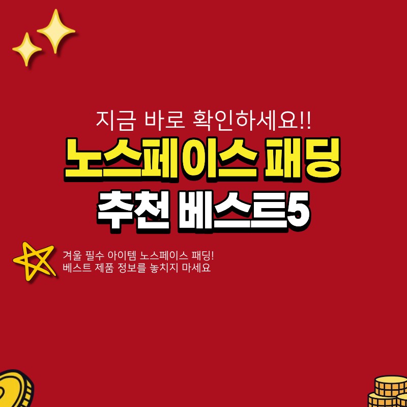 노스페이스 패딩 추천 베스트5 (+바지,눕시,롱패딩)